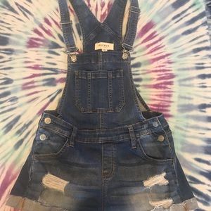 PacSun Overall Shorts